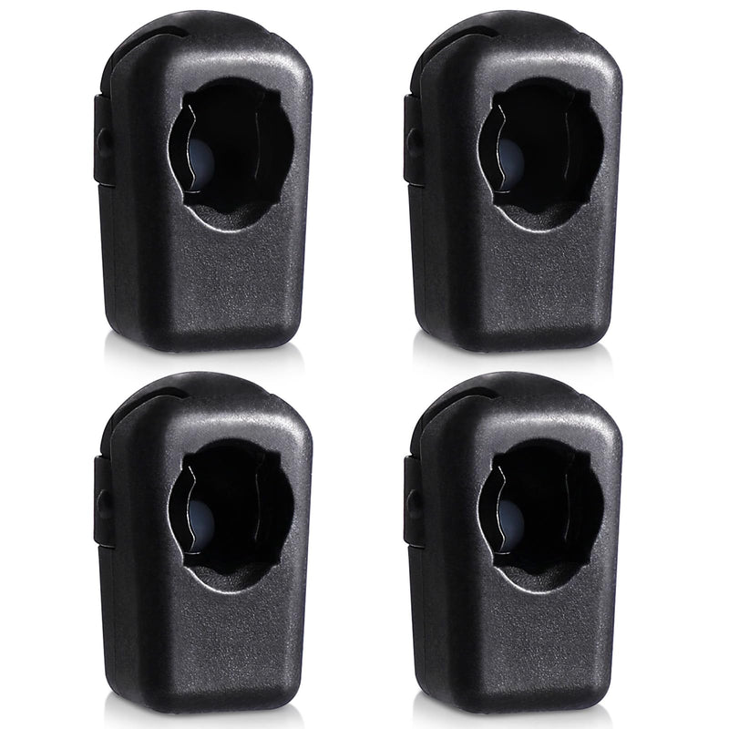 Vepagoo Gas Strut Nylon End Fittings fit for 10MM Ball Socket, with M8 Thread 4pcs Straight Detachable Shock Lift Jiont Connector M8 (10mm)
