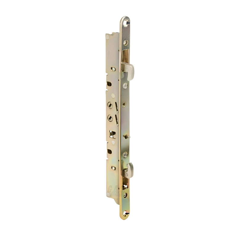 Multi-Point Mortise Lock Replacement with 11-3/4" Face Plate for Sliding Patio Glass Door | Dual-Point Security with Anti-Slam Pin - 11" Hole Spacing | Fix & Repair Locking Mechanism 11-3/4" Mortise Lock