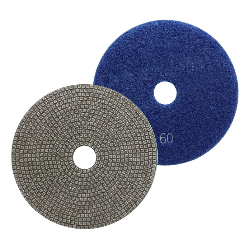 6" Electroplated Diamond Polishing Pads 150mm Sanding Discs Wet Use for Concrete Glass Granite Marble Grinding Tool Grit 60 Grit 60-1pc