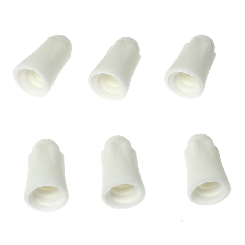 RLECS 20PCS Small Ceramic Wire Connector High-Temp Screw Wire Connector Ceramic Twist Cap Easy-Twist Ceramic Wire Nut High Heat Splicing Wire Porcelain Connector