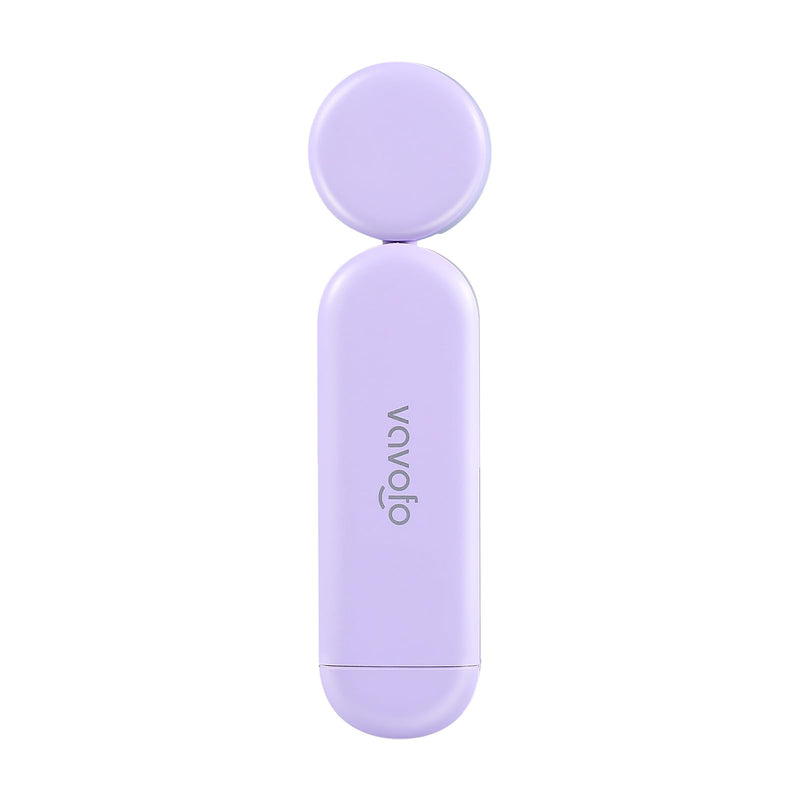 VAVOFO USB Rechargeable Book Light, Blue Light Blocking, Amber Light Clip On Bookmark Shaped Reading Light, Eye Care 6 LEDs Book Light for Bookworms Reading in Bed with 9 Lighting Modes (Purple) Purple