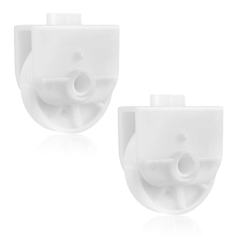 [Upgraded] AHJ72909001 Refrigerator Freezer Drawer Roller for LG/Kenmore Refrigerators, Freezer Tray Roller, Replaces AHJ73329901, AP4671331 (2 Pack) 2 Pack