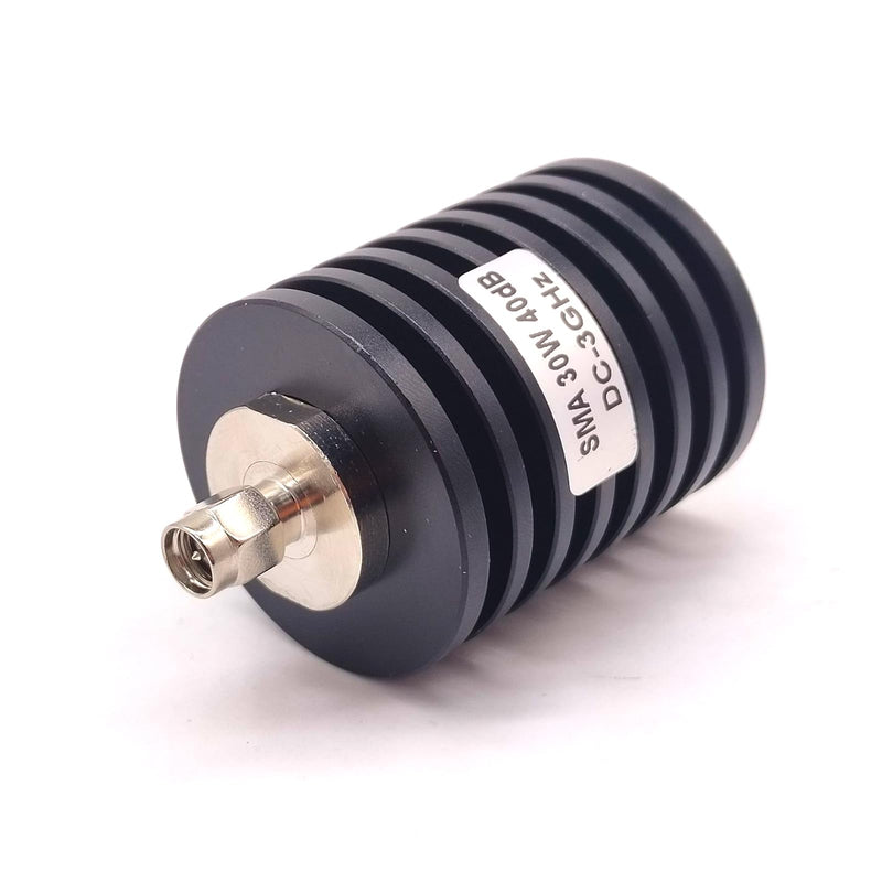 30W DC-3G SMA RF Attenuator SMA Male to Female Attenuator (40db) 40db