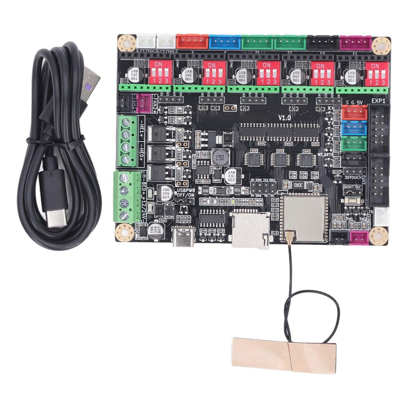 V1.0 ESP32 3D Printer Control Board Wide Compatibility Good Premium Design Large Memory Easy Installation with Marlin2.0 Support