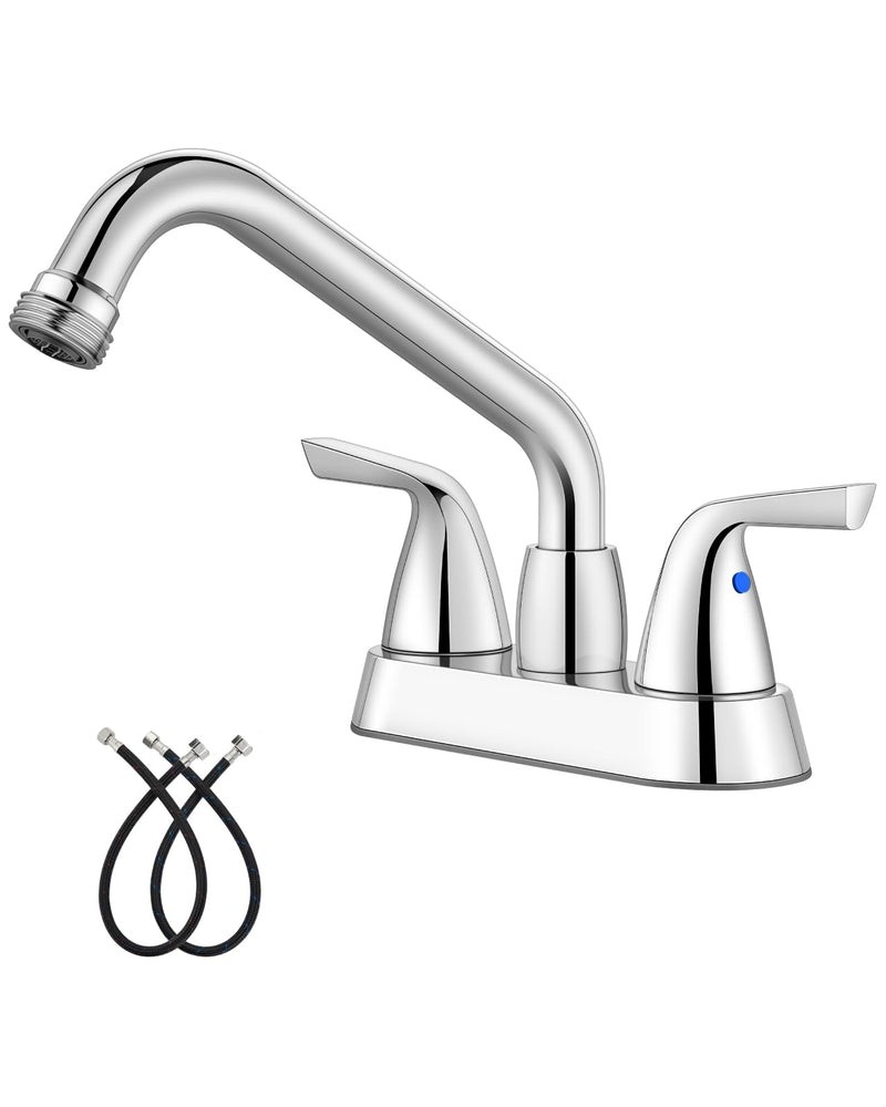 Aolemi Utility Laundry Sink Faucet,3/4" NPT Threaded End,Polish Chrome Polish Chrome