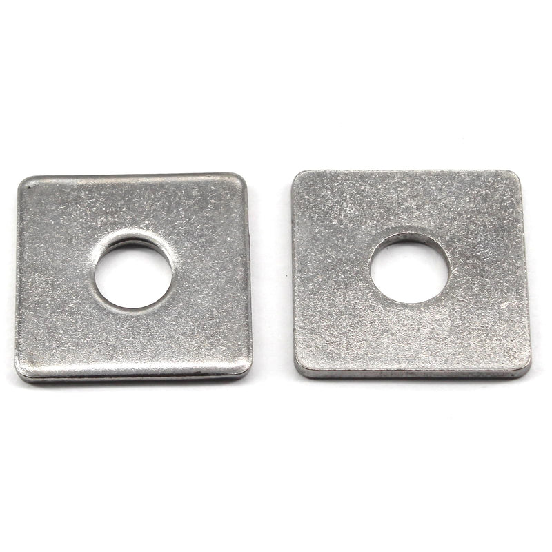 (100 Pieces) M3x10x10x1mm Square Washer 304 Stainless Steel Flat Pad Gasket Square Plate Fastener