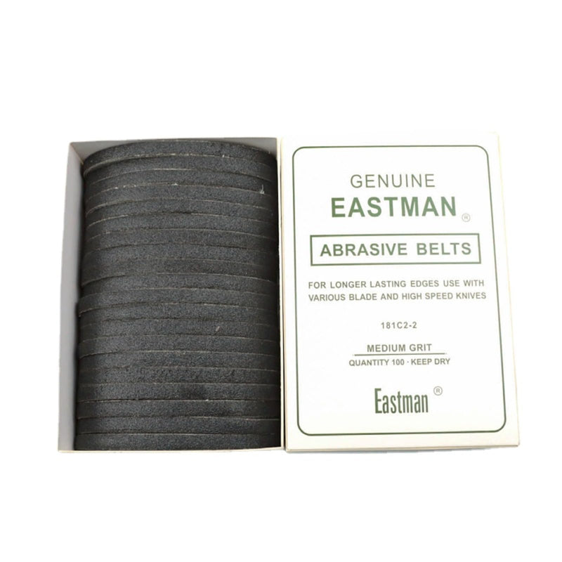 Blooy - 181C2-2 Abrasive Belt Fit Straight Cutting Machine KM CZD-103 Eastman 627X 629X DAYANG Sharpening Band Medium Grit (Black) Black
