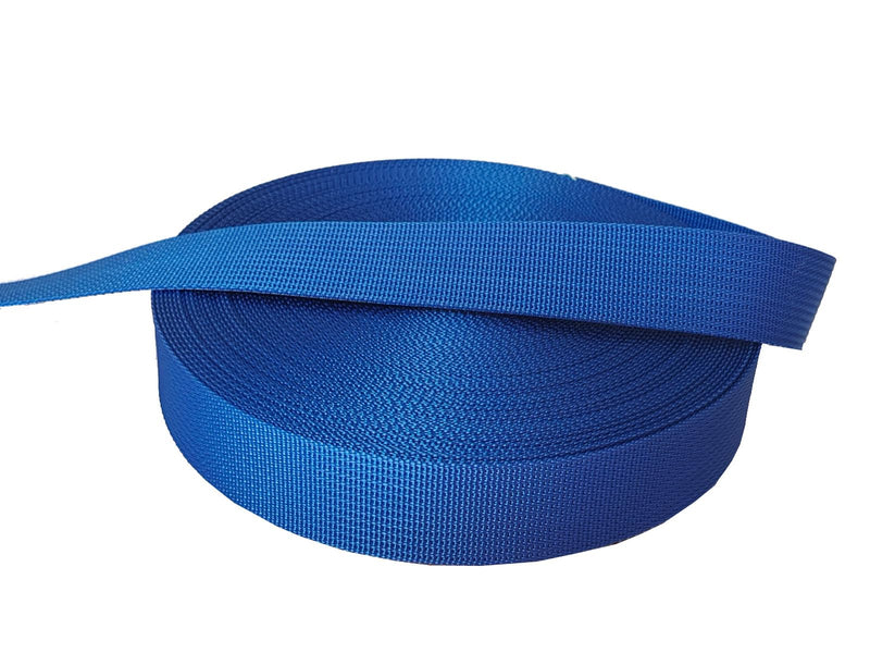 1 Inch Nylon Webbing 6 Yards 20 Yards 22 Yards 24 Yards Durable Flat Nylon Strap for Backpack Cargo Strap Pet Leash or Collar Craft Blue 6.0 Yards