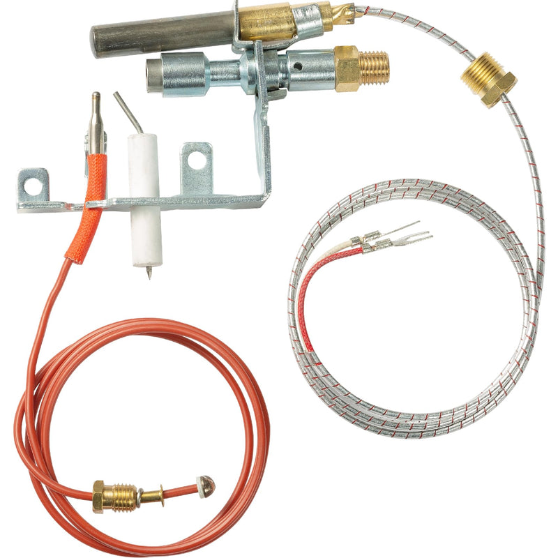 R-3624 14D0473 55464 PP231 103779-01 NG8218 NG ODS Milivolt Fireplace Pilot Assembly Replacement CIVF-25C CIVF-25 VFH-33M VFHS-20R Thermopile Thermocouple Compatible with Desa FMI Empire Majestic
