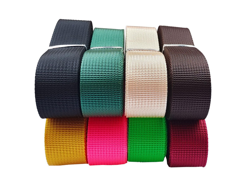 1 Inch Nylon Webbing 6 Yards 20 Yards 22 Yards 24 Yards Durable Flat Nylon Strap for Backpack Cargo Strap Pet Leash or Collar Craft Mixed Color 3 24.0 Yards