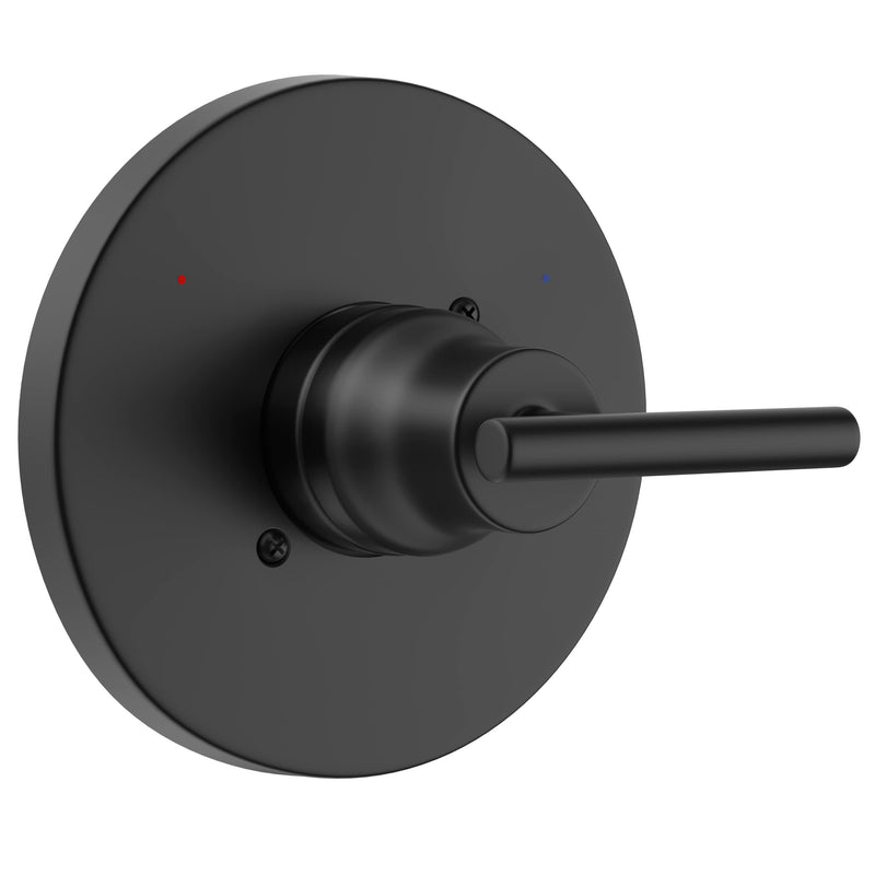 Replacement for Delta Trinsic 14 Series Single-Function Black Shower Valve Trim Kit, Shower Handle, Matte Black Shower Trim Kit T14059-BL (RP46074 Cartridge Included, Valve Not Included) With Cartridge