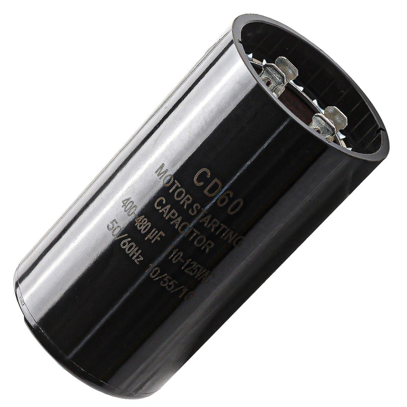 Seentech 400-480 uf/MFD 110-125 VAC ±20% Round Motor Start Capacitor 50/60 Hz AC Electric Universal Fit for AC Motor Run or Fan Start and Cool or Heat Pump Air Conditioner