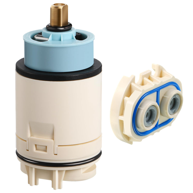 Dreyoo Single Function Pressure Balance Cartridge Replacement for RP70538/RP73625, Shower Cartridge Compatible with Peerless/Delta Single Handle Tub/Showers Faucet (Check Valve Included) (1 Pack) 1