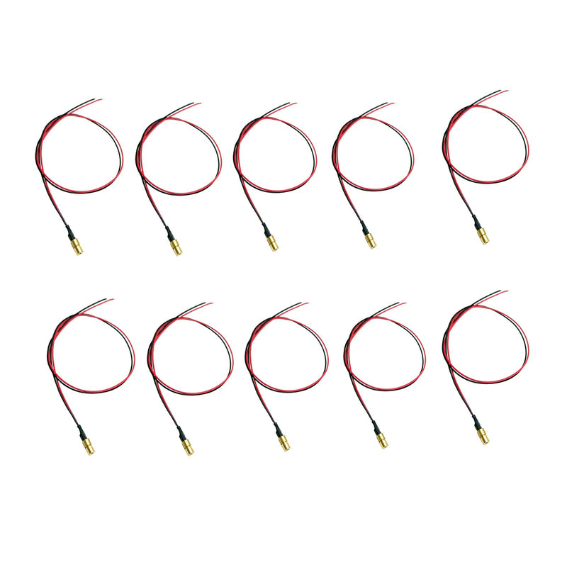650nm red line 4mm Mini laser module Industrial Laser Group Module adjustable focal length(4mm)(10pack) Point-10pack