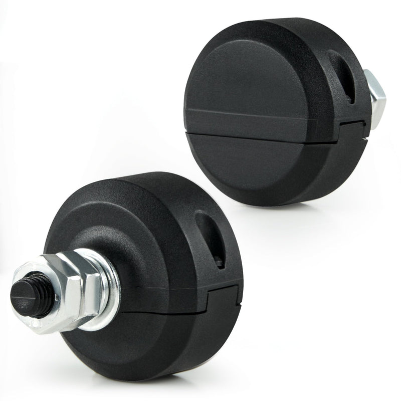 CO-Z Magnetic Limit Switches, 2pc Round Switch Magnet Set for Sliding Gate Opener, 1200G Automatic Gate Opener Replacement Magnetic Limits, Nylon Gate Magnets Gate Opener Accessories for Home Garage