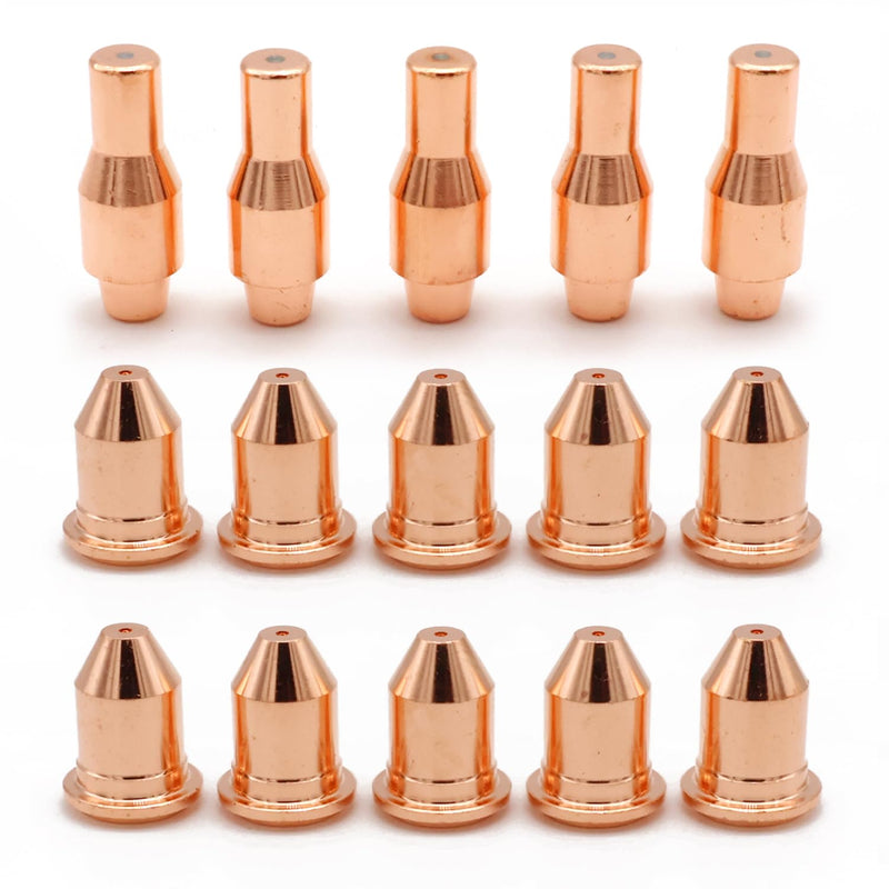 5pcs 56576 Electrode 10pcs 56811 Nozzle Tip 45A Fit Harbor Freight Titanium 45 Cutter IPT-45 Plasma Cutting torch