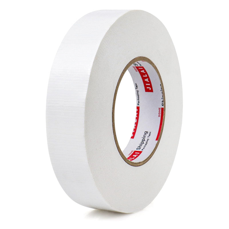 Industrial Grade White Duct Tape, 1 inch x 60 yds, HeavyDuty, Flexible, No Residue, All-Weather Waterproof Tape, UV Resistant for Crafts & Home Improvement