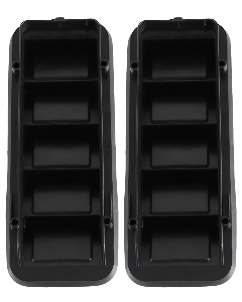 2PCS Upgraded Back Panel Air Vent Relief Grille, Cabin Pressure Air Vent Relief Valve Panel Grille Compatible with Colorado Silverado 1500 2500 3500 Sierra 1500 2500 3500 Replace#: 13596856