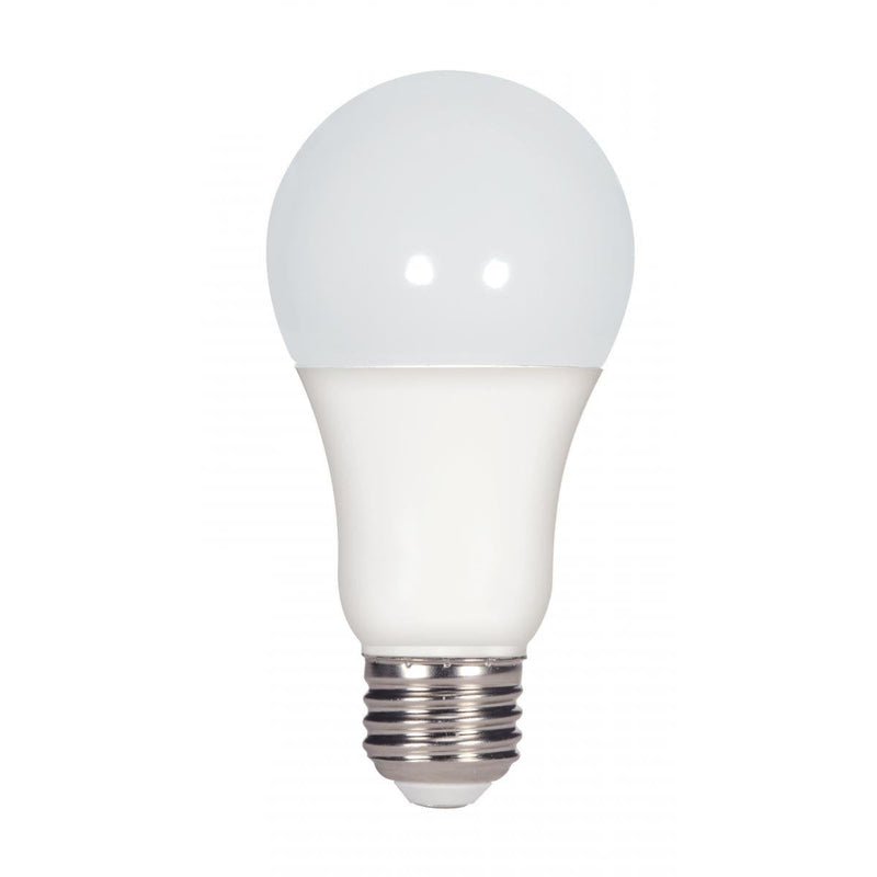 Satco 15 Watt A19 LED Frosted Light Bulbs 2700K Warm White 1600 Lumen E26 Medium Base 220 Degree Beam Angle 120 Volt Dimmable (6 Pack)