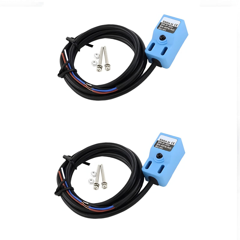 2 pcs NPN Inductive Proximity Sensor Detection Switch NO DC 5-30V SN04-N 4mm