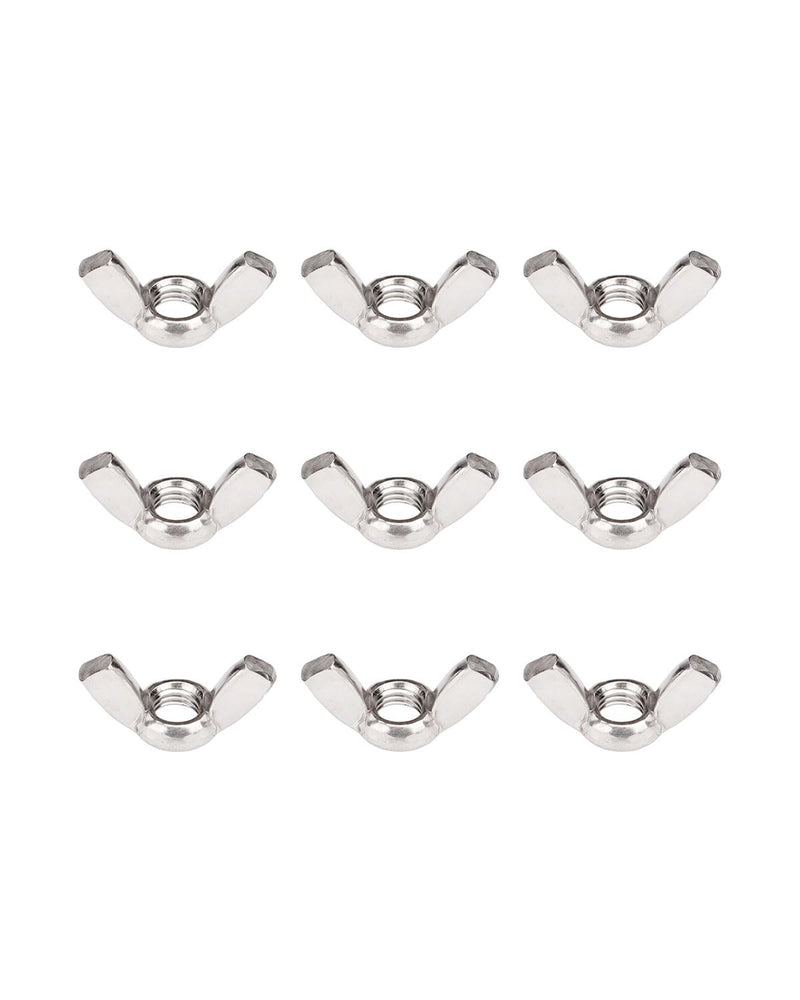 M6 Wing Nuts - IMScrews 304 Stainless Steel Wing Nuts - Durable Hardware for Home Maintenance and Professional Engineering Pack of 10 M6