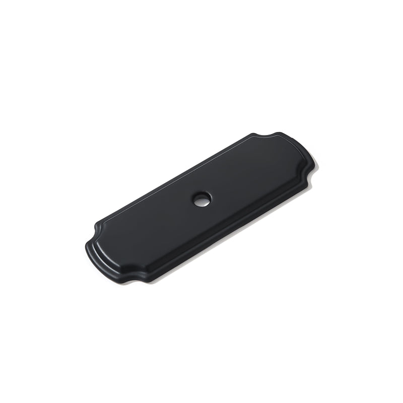 khtumeware 10 Pack Backplate for Cabinet Knobs Matte Black Cabinet Hardware Knob Backplate/Back Plate