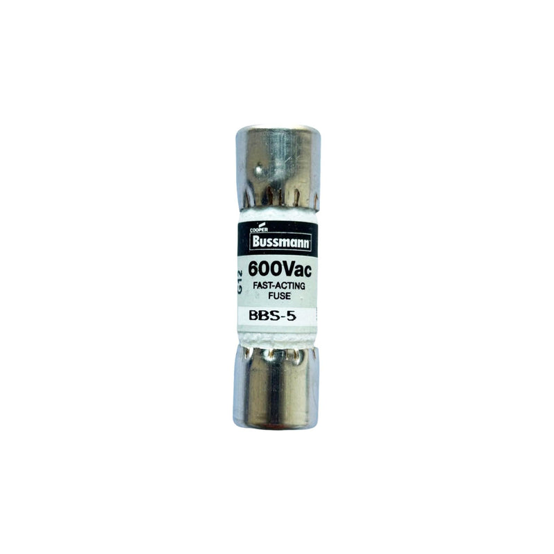 New OEM BBS-5 BBS-5A 600Vac Fast Acting Fuse, Pack of 10