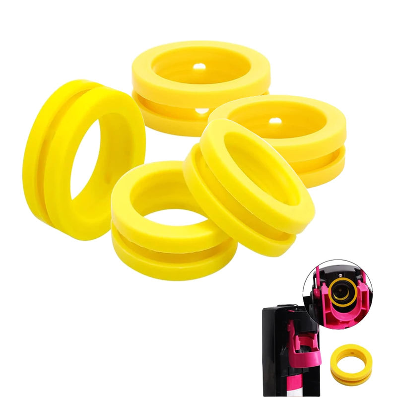Soda Machine Co2 Cylinder Exchange Carbonator Gaskets 5pcs, O Rings, Washer Suitable for Sealing Gaskets of Soda Machine