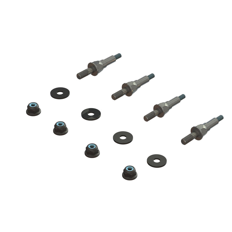 ARRMA EXB V2 Shock Standoff (M4-4pcs), ARA330816