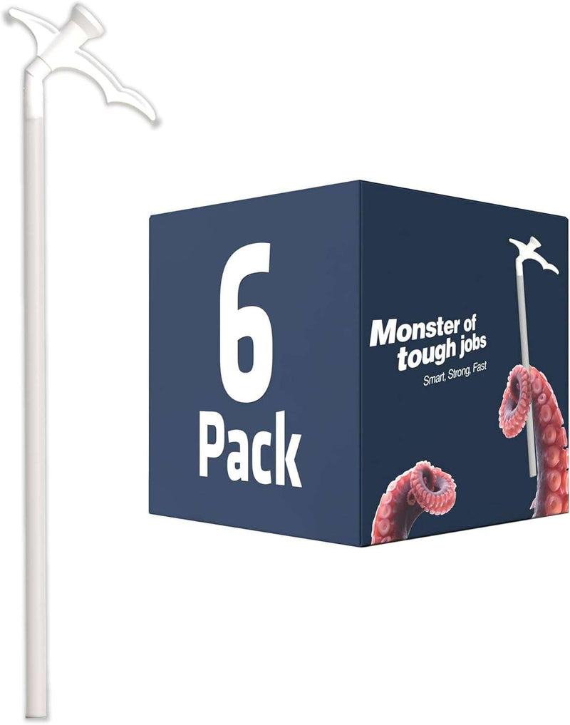 Kraken Bond Insulating Plastic Straw Tubes - Pack of 6 - Gap Filling Nozzle Tips for Polyurethane Insulation Foam 6 Pack