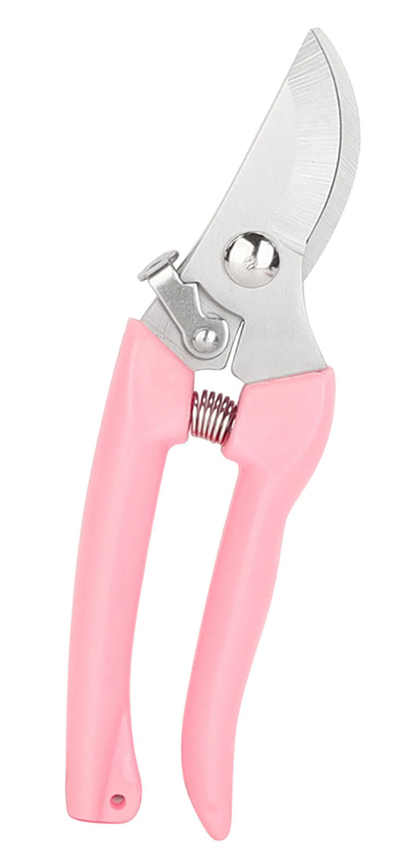 Garden Flower Shears Pruning Shears 6.9 inches Scissors Heavy Duty Plant Scissors for Cutting Flowers, Trimming Plants, Bonsai, Fruits Picking (Pink Handle) Pink Handle - NewNest Australia