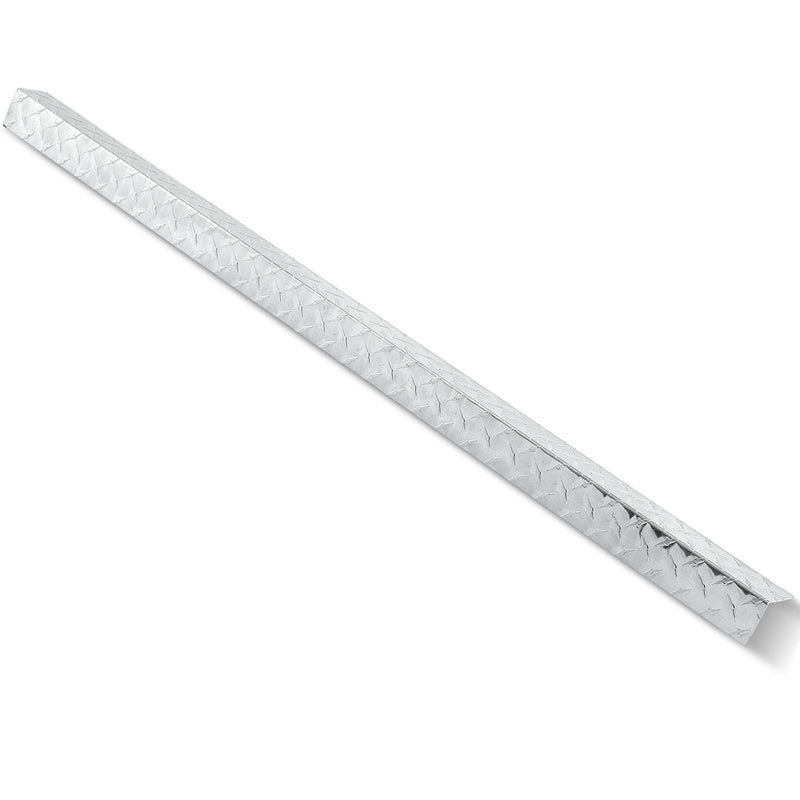Yaocom 1.97" x 1.97" x 47.3" Aluminum Diamond Plate Angle, 16 Gauge 063 Inch Metal Wall Corner Protector for Edge Guard