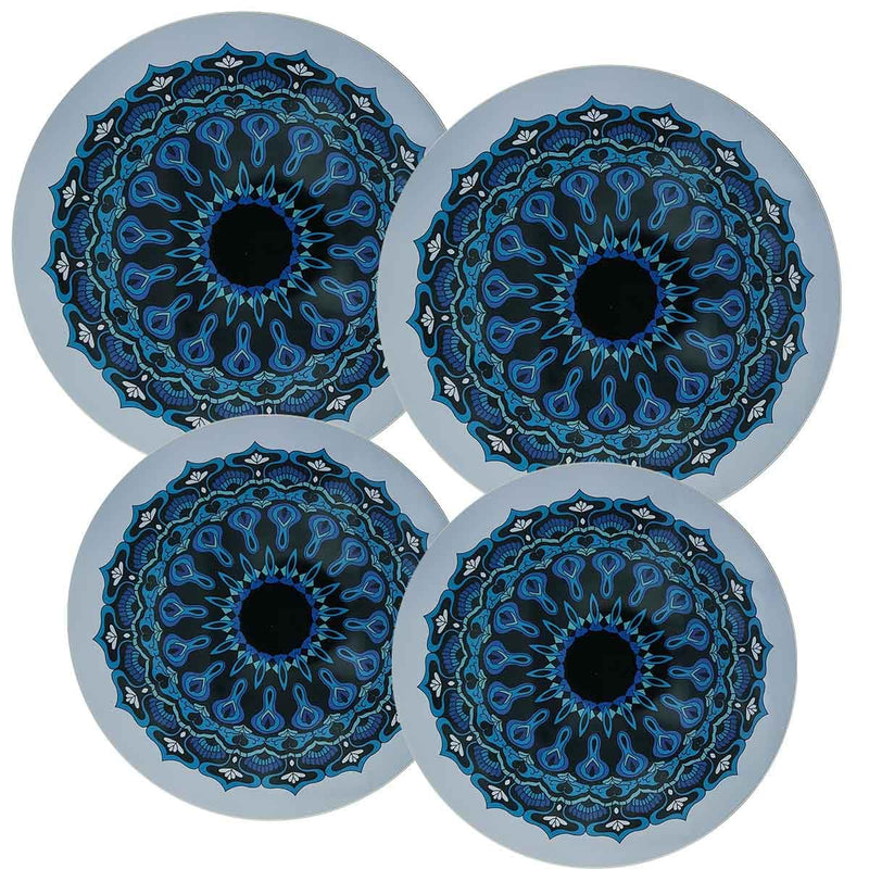 Burner Covers for Electric Stove (Blue Mandala, Round 8/10'') Round 8/10'' Blue Mandala
