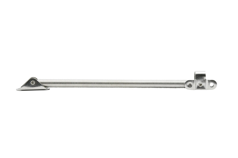 Vinland Marine 304 Stainless Steel Hatch Support Spring 8-2/5" & 10" w/Retaining Cable, Porthole Cabinet Spring Arm Boat Door Hatch Lid Support Boat Windshield Support Stay Adjuster Boat Tackle Hatch Triangular end plate, no cable, 1 Unit