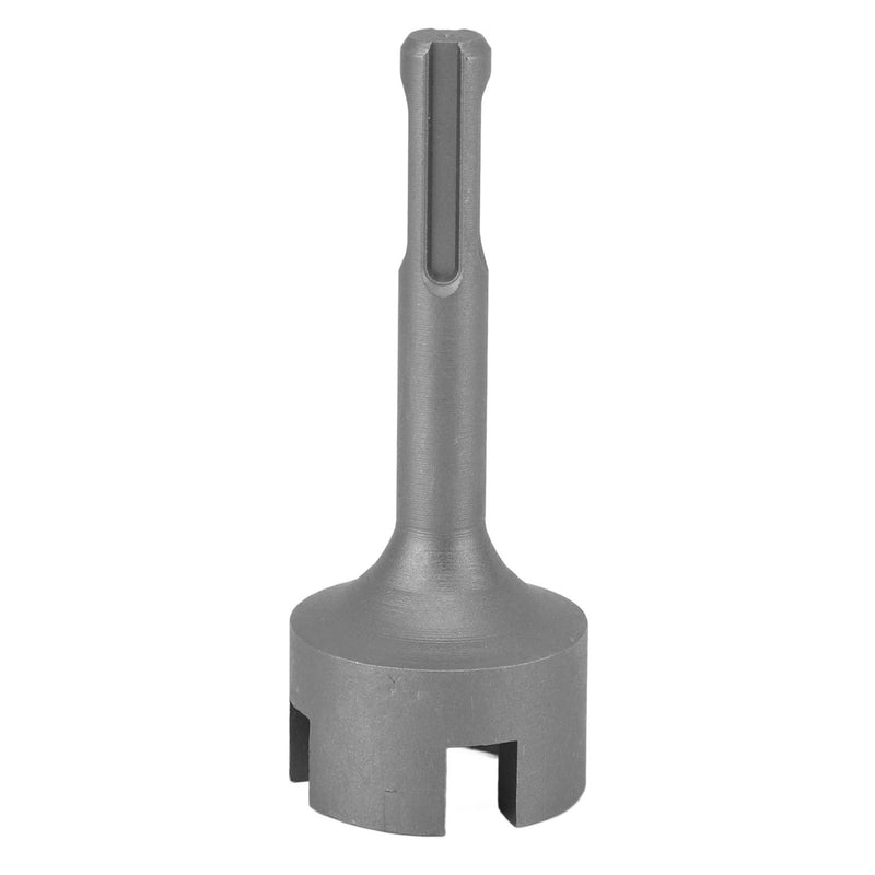 Ground Rod Driver Bits Socket Steel Easy Install Sturdy Light Weight Drill Tools for SDS Plus Hammer Drill (Cross)