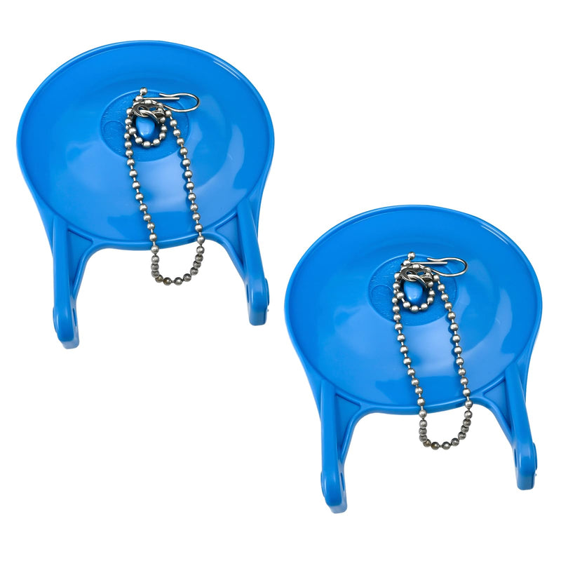 Toilet Flapper 3 Inch Compatible with Gerber 99-788, 2 Pack Blue Rubber Toilet Flush Valve Replacement Kit Fits Most Toilets High Performance Water Saving, Easy to Install Blue 2PCS