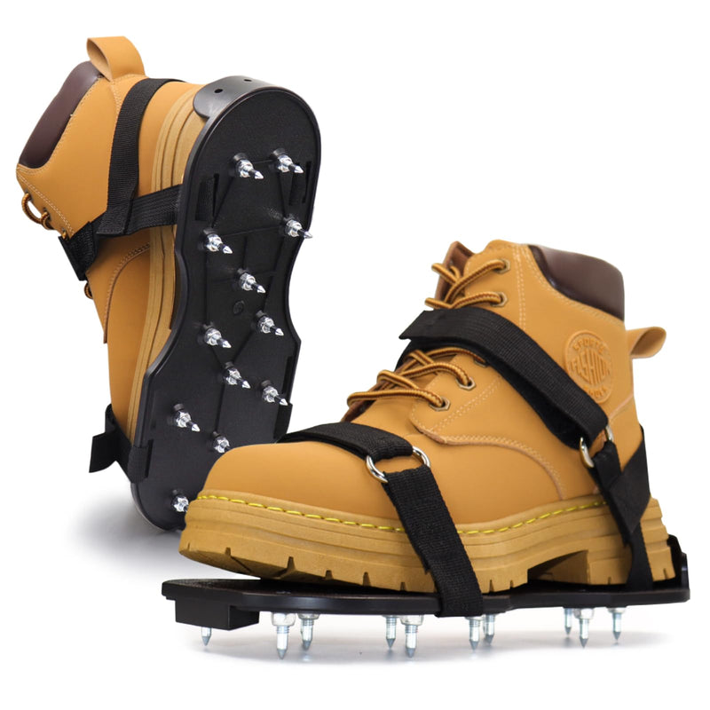 Epoxy Shoes, Fully Assembled Gunite Spiked Shoes with 3/4" Short Spikes for Epoxy Floor Coating, Self-Leveling Floor, Epoxy Garage Floors, Overlays, Cover Installation