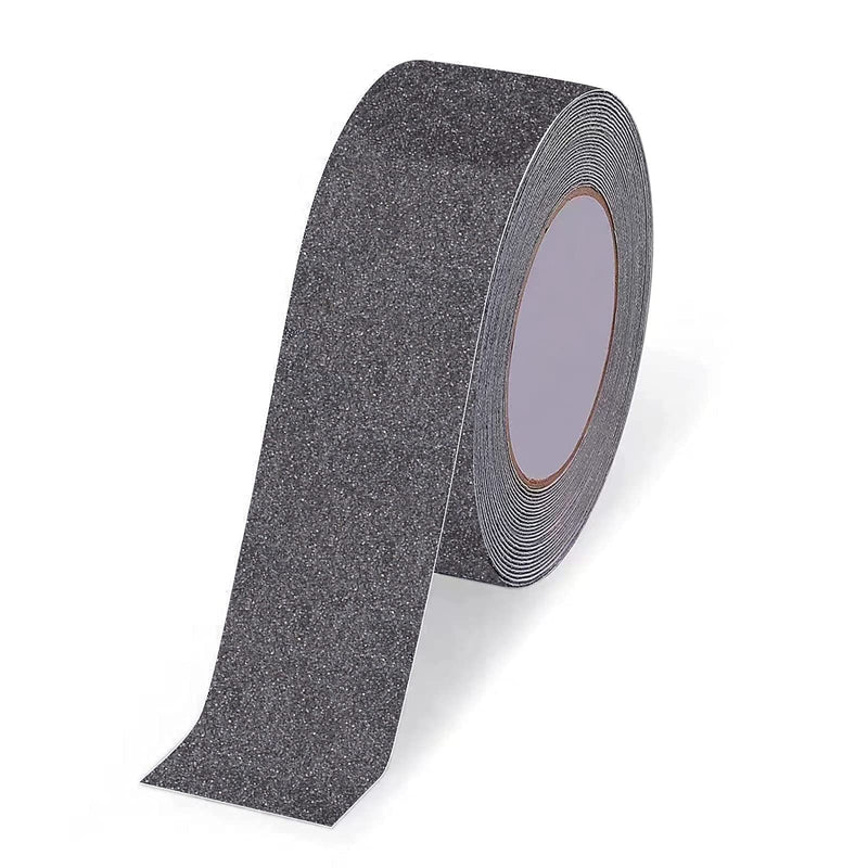 Qingluan Grip Tape, Heavy Duty Anti Slip Tape for Stairs Outdoor/Indoor Waterproof 1" x 65 ft, Safety Non-Slip Roll for Stair Step Traction Treads Stair Non Slip Strips Grey 1 Inch x 65 Feet