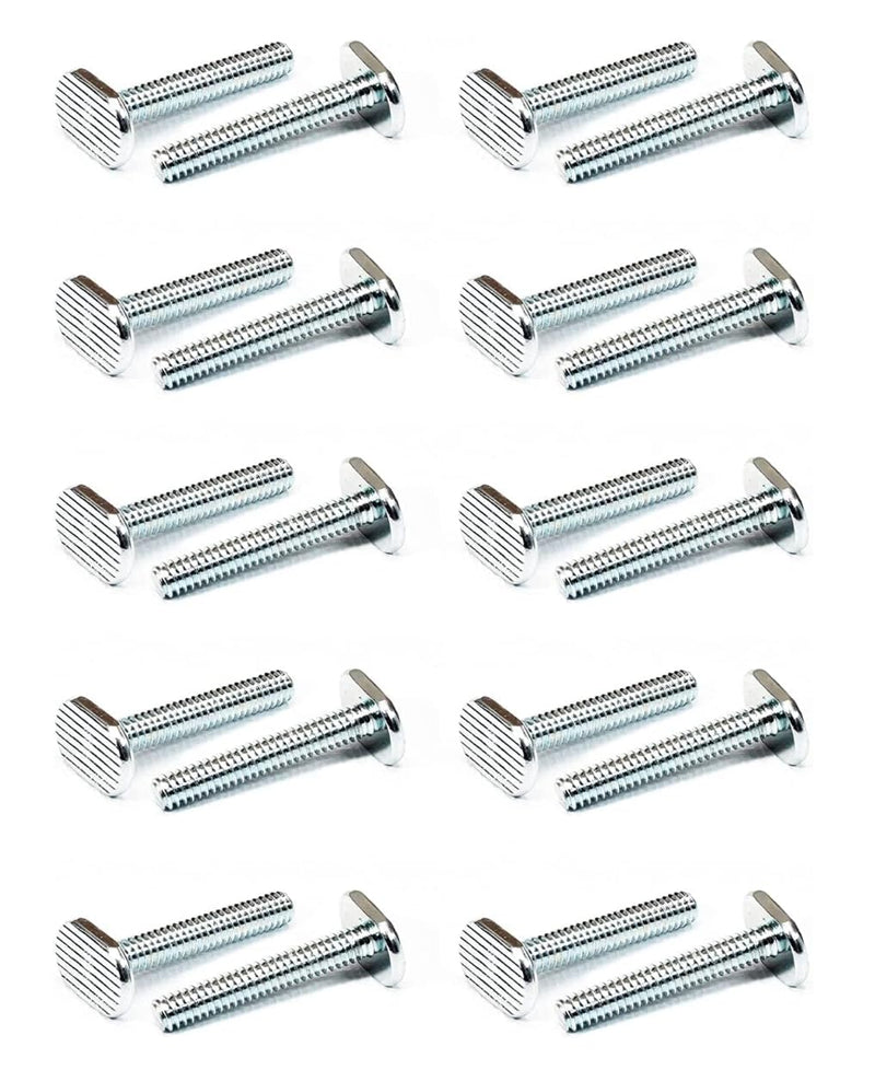USA Made T-Slot Bolts 1/4”-20 Thread Size T-Bolts, 20 Pack (3")