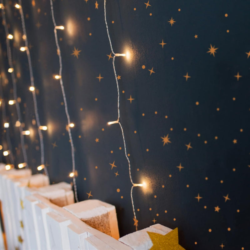 GSS Designs Large Twinkle Stars Stencils 16x24Inch Starlight Star Pattern Nursery Wall Stencils Starry Sky Stencils for Walls Wallpaper Stencil Twinkle Stars 16" x 24"