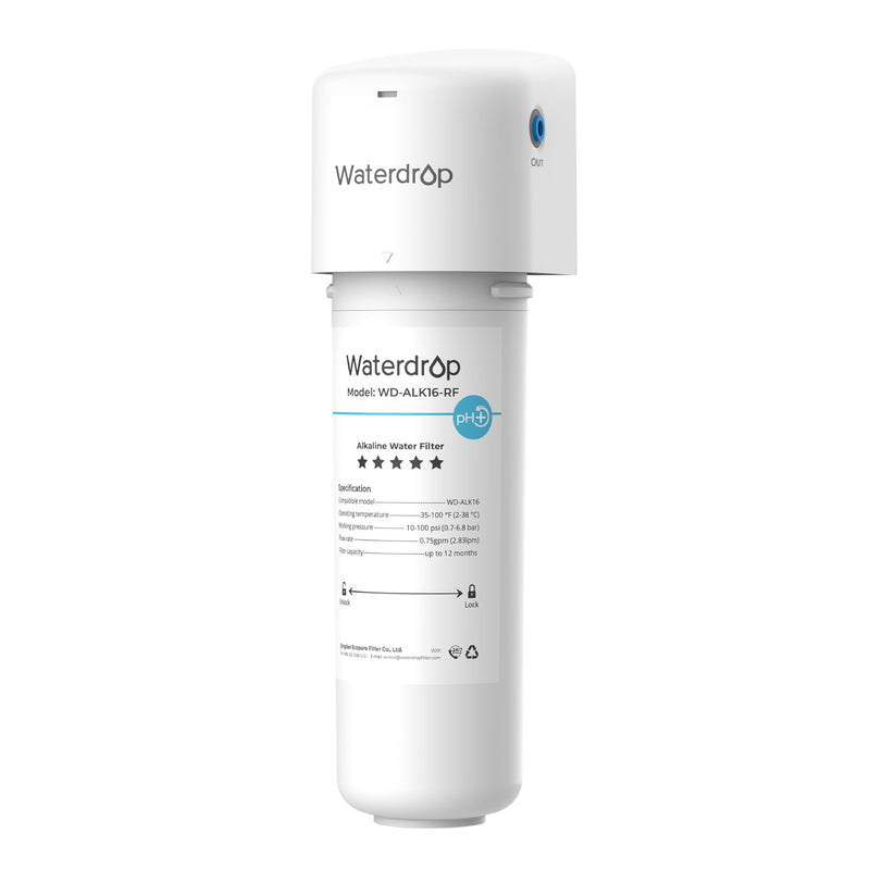 Waterdrop ALK16 Alkaline Water Filter System for Sink, Mineralizing Water
