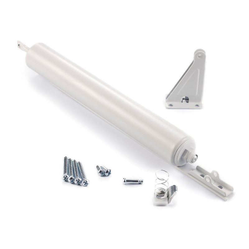 Ideal Security SK3015 Heavy Pneumatic Storm and Screen Door Closer with Torsion Bar, White