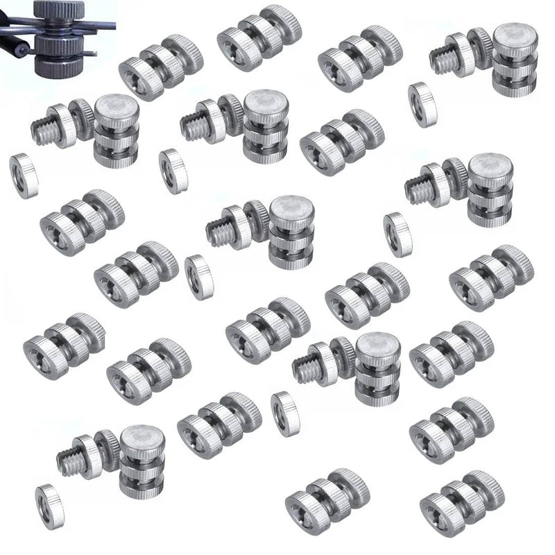 30 Pieces Split Bolt Clamp Wire Connector Aluminium Alloy Electrical Connectors for Electric Fence
