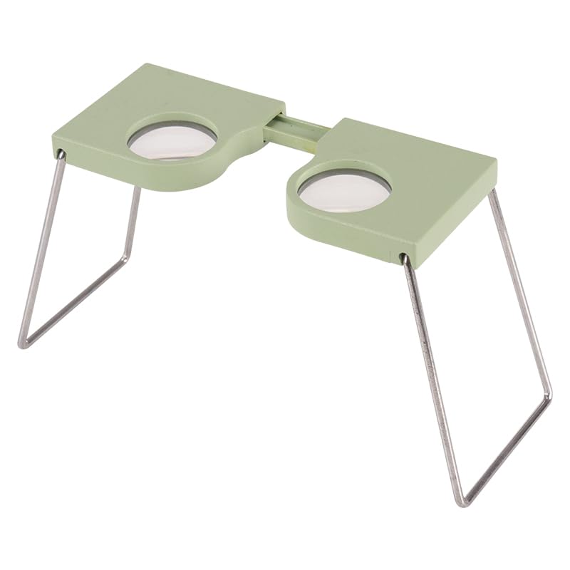 4X Pocket Stereoscope Viewer – Durable Collapsible Stereo Viewer with Adjustable 56-75mm Eye Distance, Portable Folding Stereoscope for Maps, Field Work & Precision Viewing