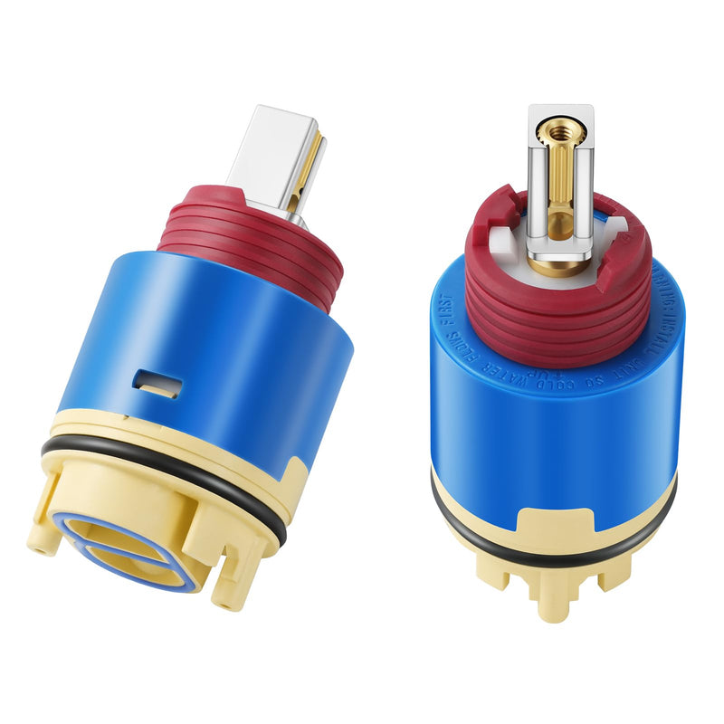(2Pack) RK7300-CART-3P Pressure Balancing Cartridge Replacement, RK7300-CART-3P Shower Cartridge Compatible with Z-7300,Z-7301,Z-7302 Series Single Handle Faucets Tub and Shower Valve