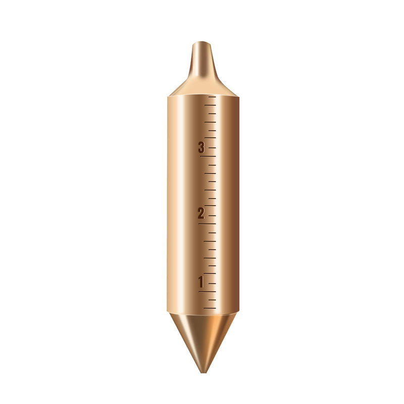 12oz/350g Brass Plumb Bob for Oil Gauging Tape, Measuring Plumb Bobs 12.0 ounces