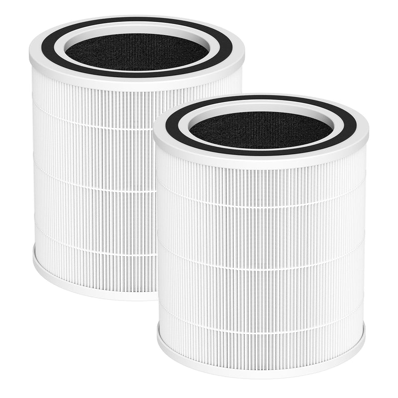 AC400 Replacement Filter for Purivortex AC400 Air Purifier, 2 Pack White