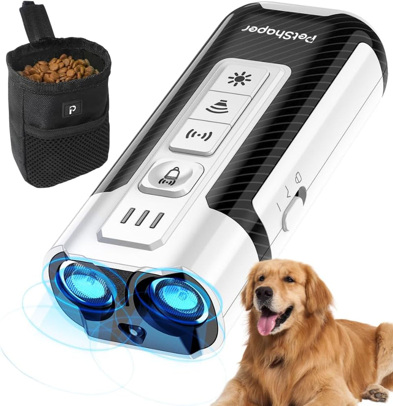 Barks No More Dog Training Device - Ultrasonic Bark Stopper - Indoor Anti Barking Device for Dogs - BarxBuddy Control Device - Effective Dog Bark Deterrent Devices - PawsPlanet Australia