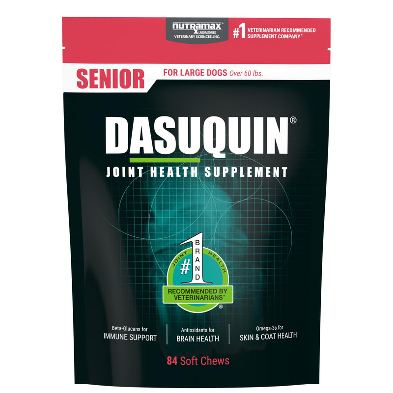 Nutramax Dasuquin Joint Health Supplement for Large Senior Dogs – for Immune Support, Skin & Coat Health, and Brain Health, 84 Soft Chews Large Dog - PawsPlanet Australia