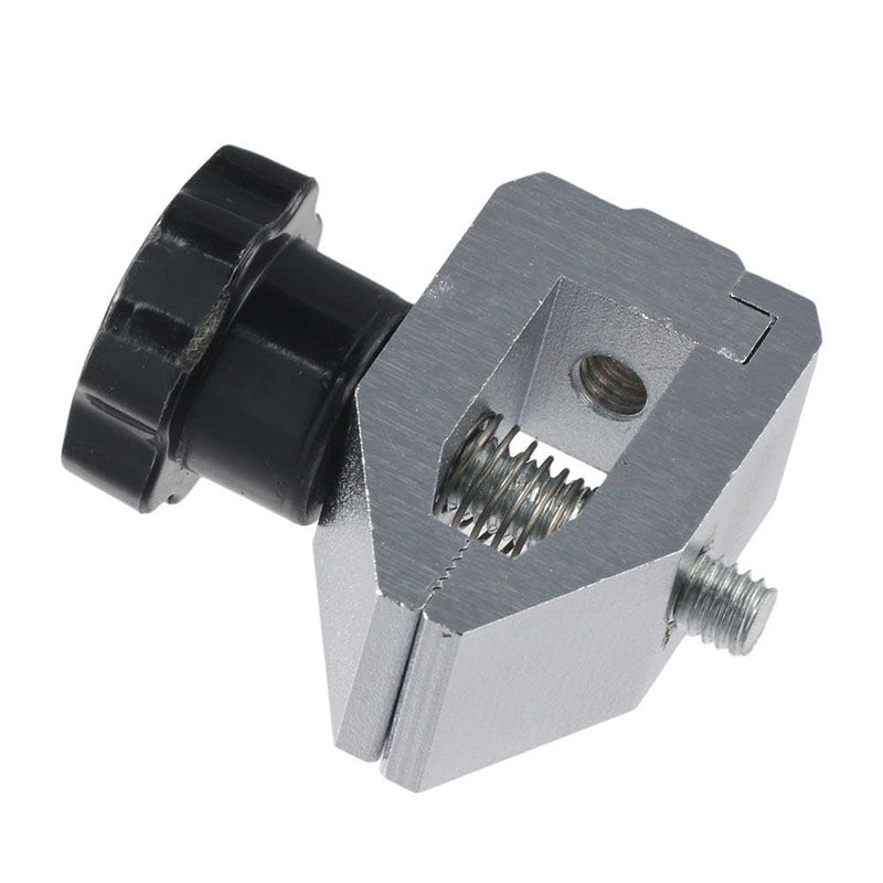Push-Pull Force Fixture SJJ-01 Flexible 500N Stainless Steel Jaw Clamp High Hardness Silver Thrust Tension Meter Clamp for Tensile Force Tester
